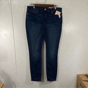 NYDJ Blue Ami Skinny Dark Blue Jeans Modern Fit Province lift & Tuck Technoloy